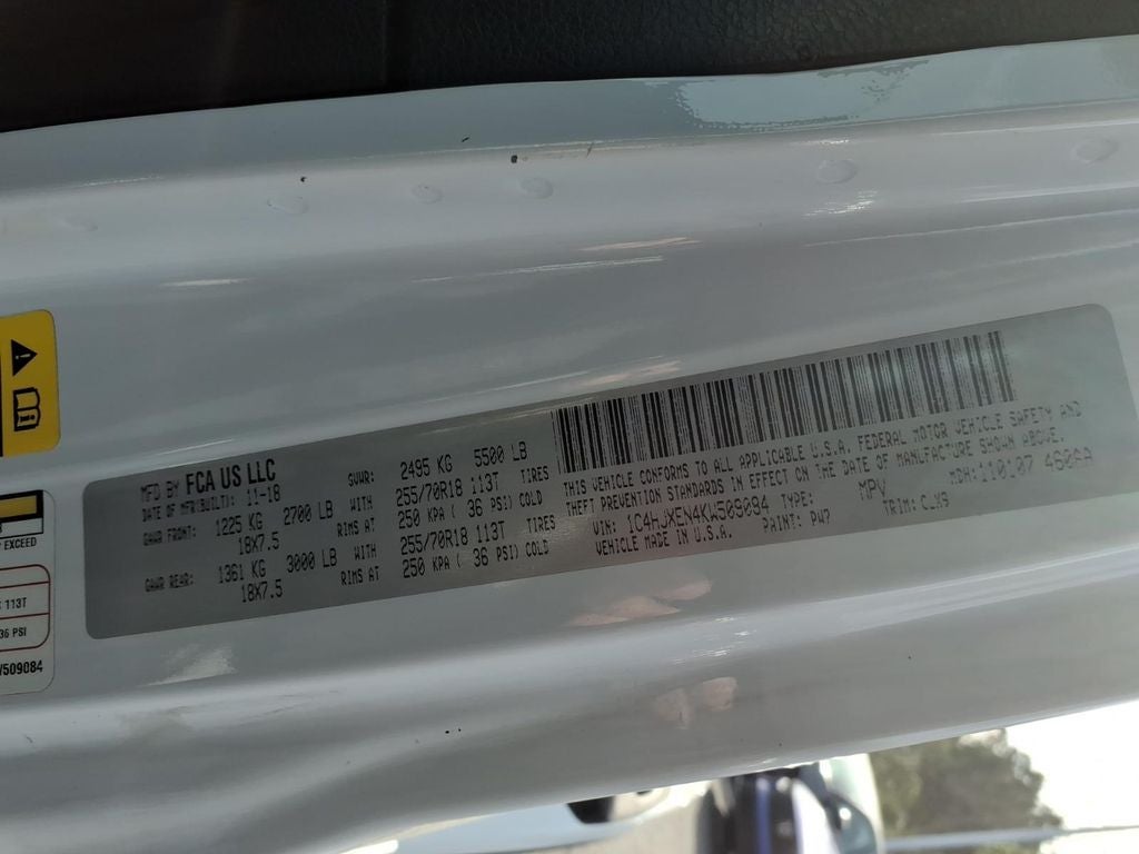 2019 Jeep Wrangler Unlimited Sahara