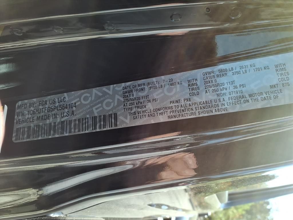 2023 Jeep Gladiator High Altitude