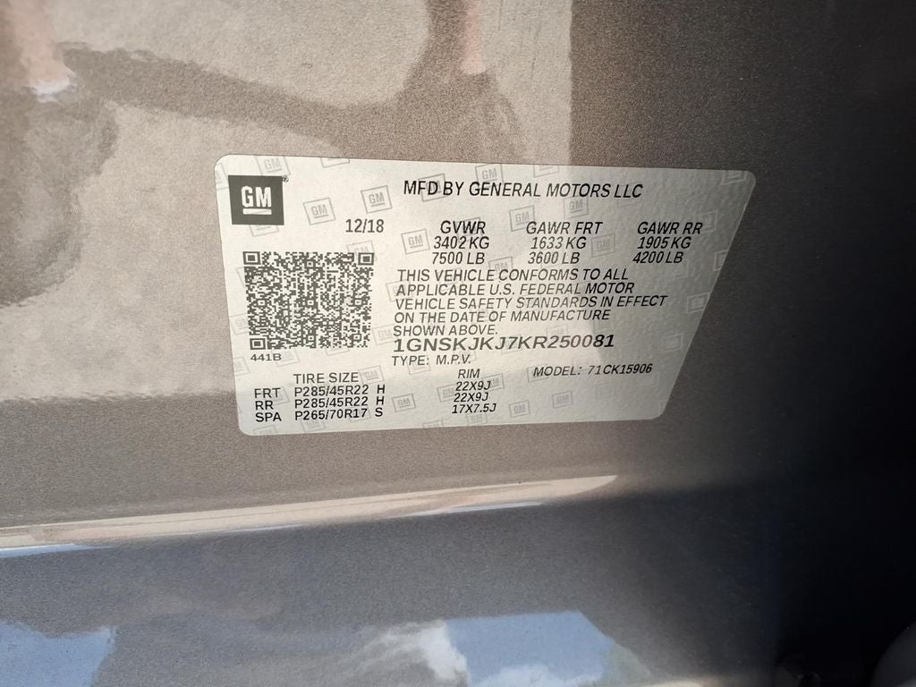 2019 Chevrolet Suburban Premier