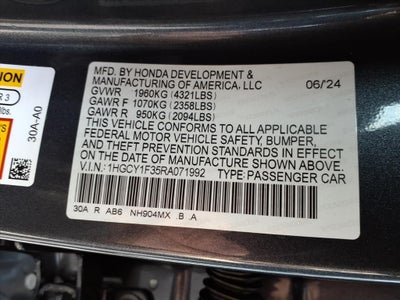 2024 Honda Accord EX