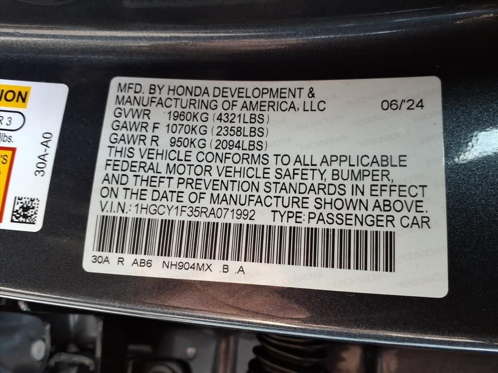 2024 Honda Accord EX