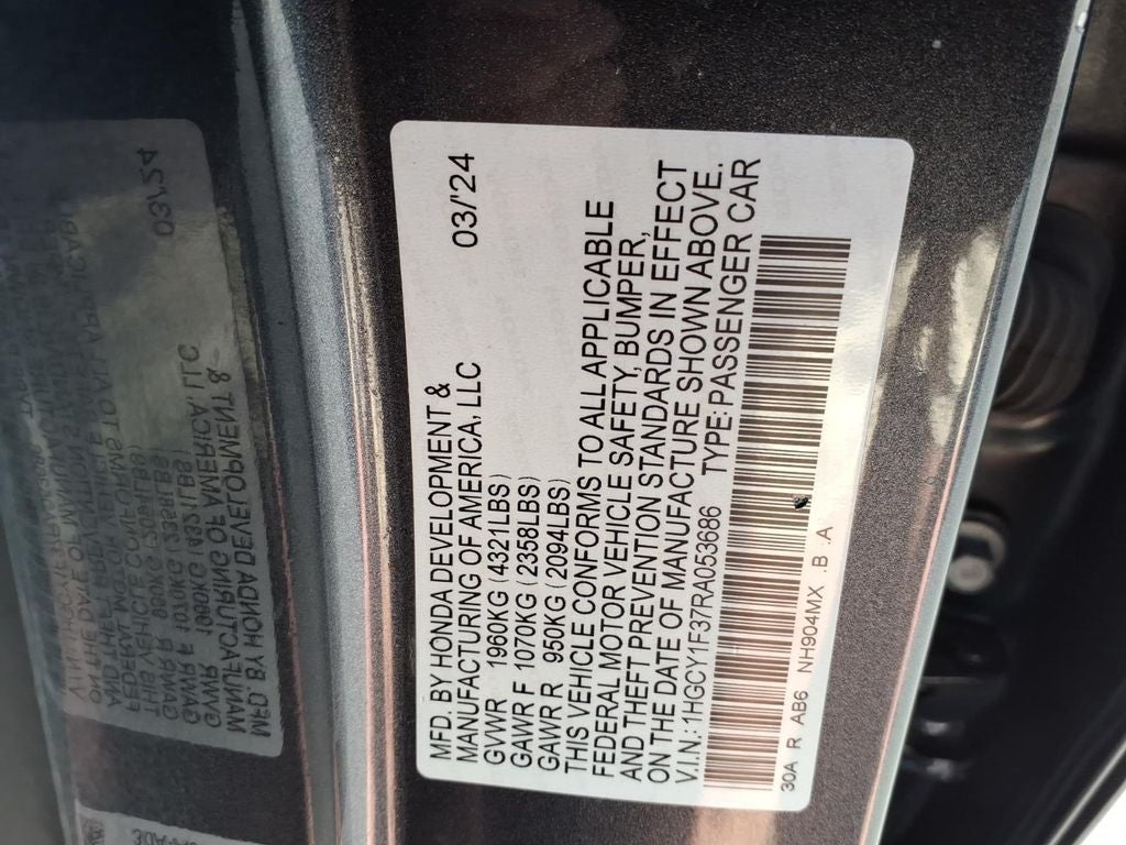 2024 Honda Accord EX