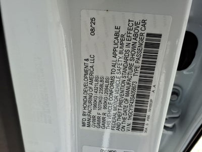 2025 Honda Accord SE