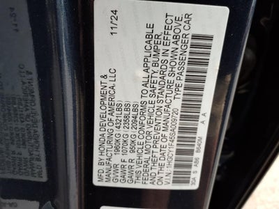 2025 Honda Accord SE
