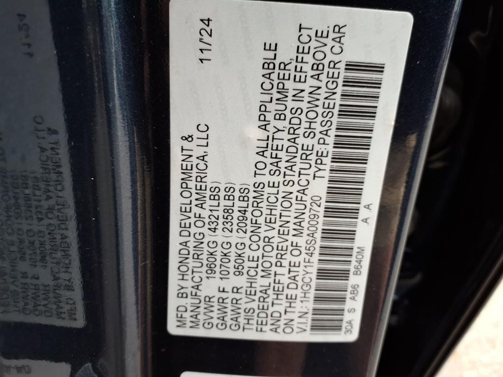 2025 Honda Accord SE
