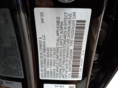 2025 Honda Accord Hybrid Sport