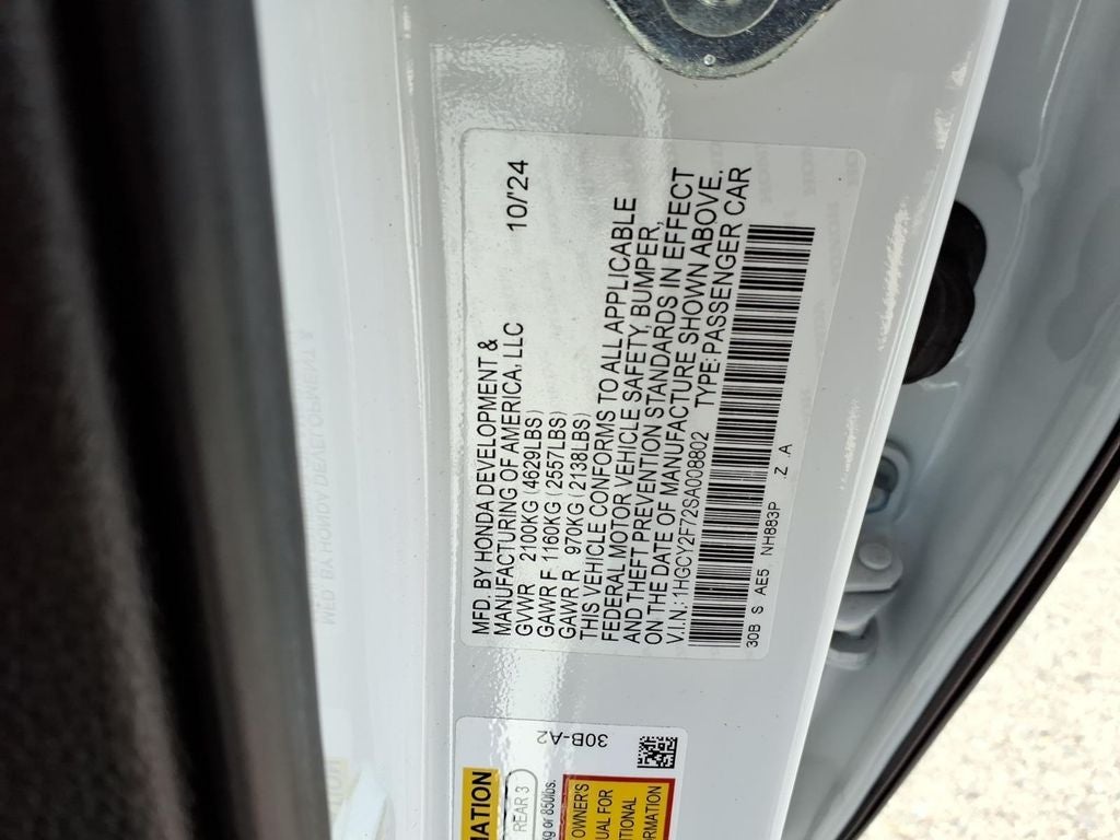 2025 Honda Accord Hybrid Sport-L