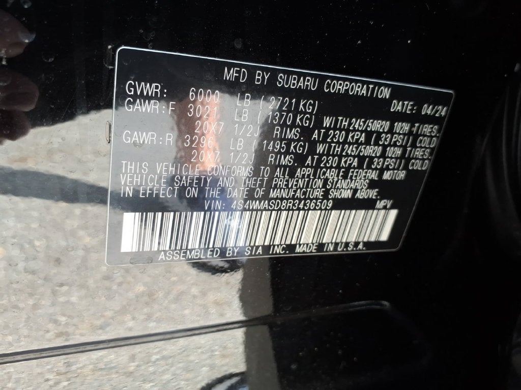 2024 Subaru Ascent Limited