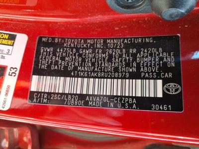 2024 Toyota Camry XSE