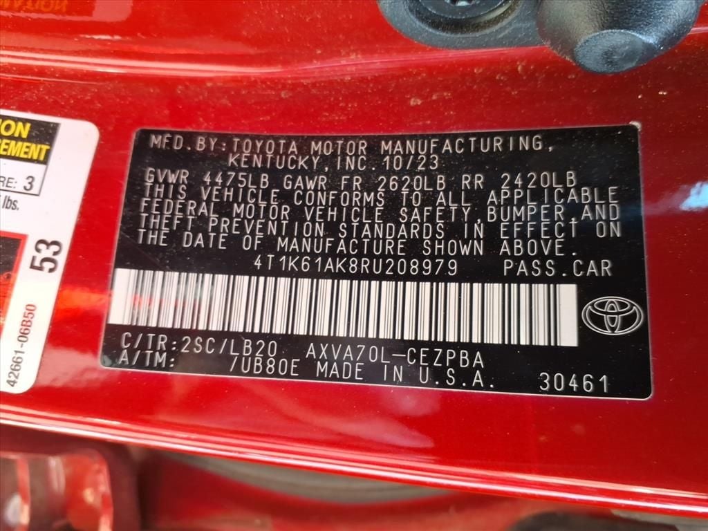 2024 Toyota Camry XSE