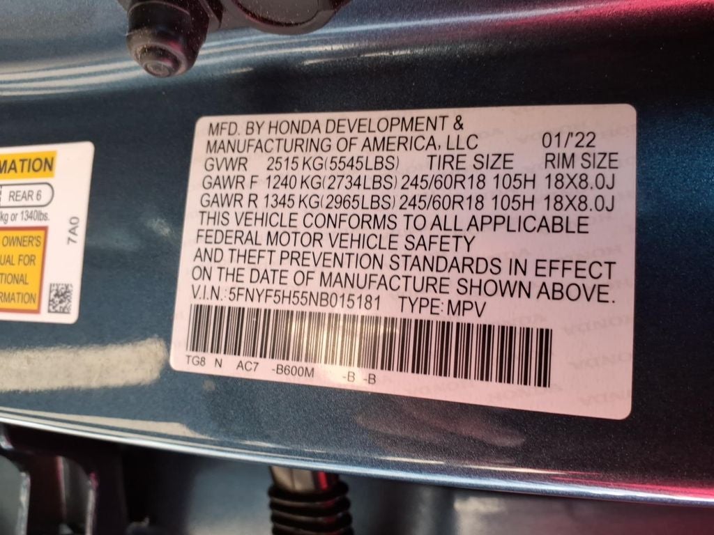 2022 Honda Pilot EX-L