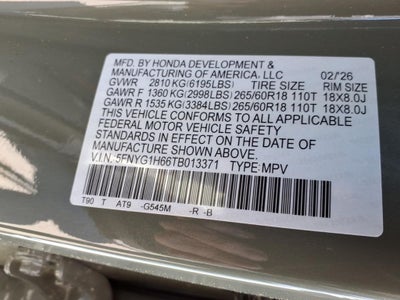 2026 Honda Pilot TrailSport