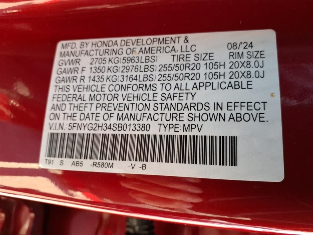 2025 Honda Pilot Sport