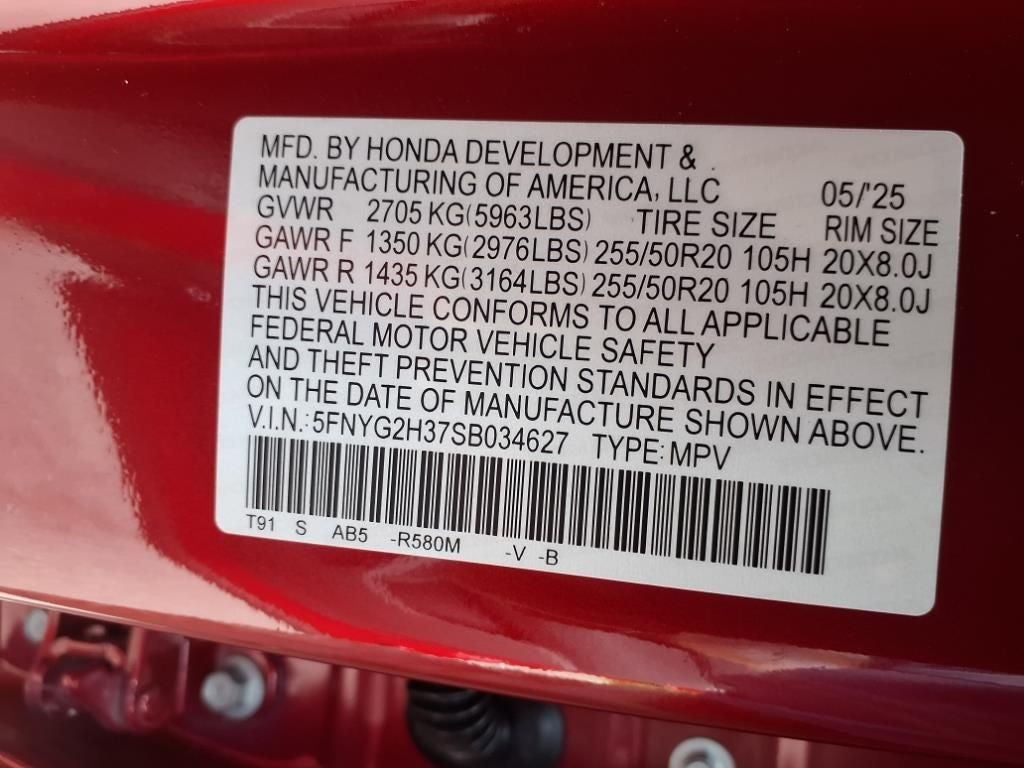 2025 Honda Pilot Sport