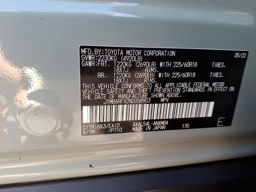 2022 Toyota RAV4 Hybrid XLE Premium