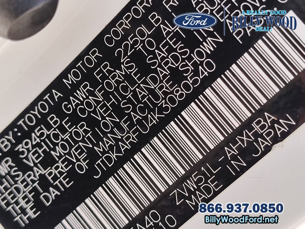 2019 Toyota Prius XLE